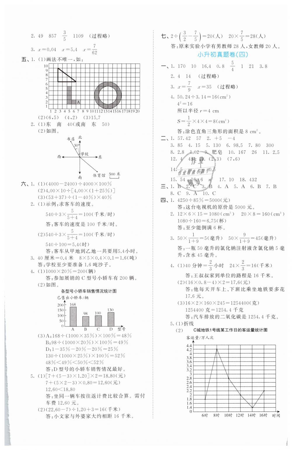 2019年53小升初總復(fù)習(xí)考前講練測數(shù)學(xué) 第9頁