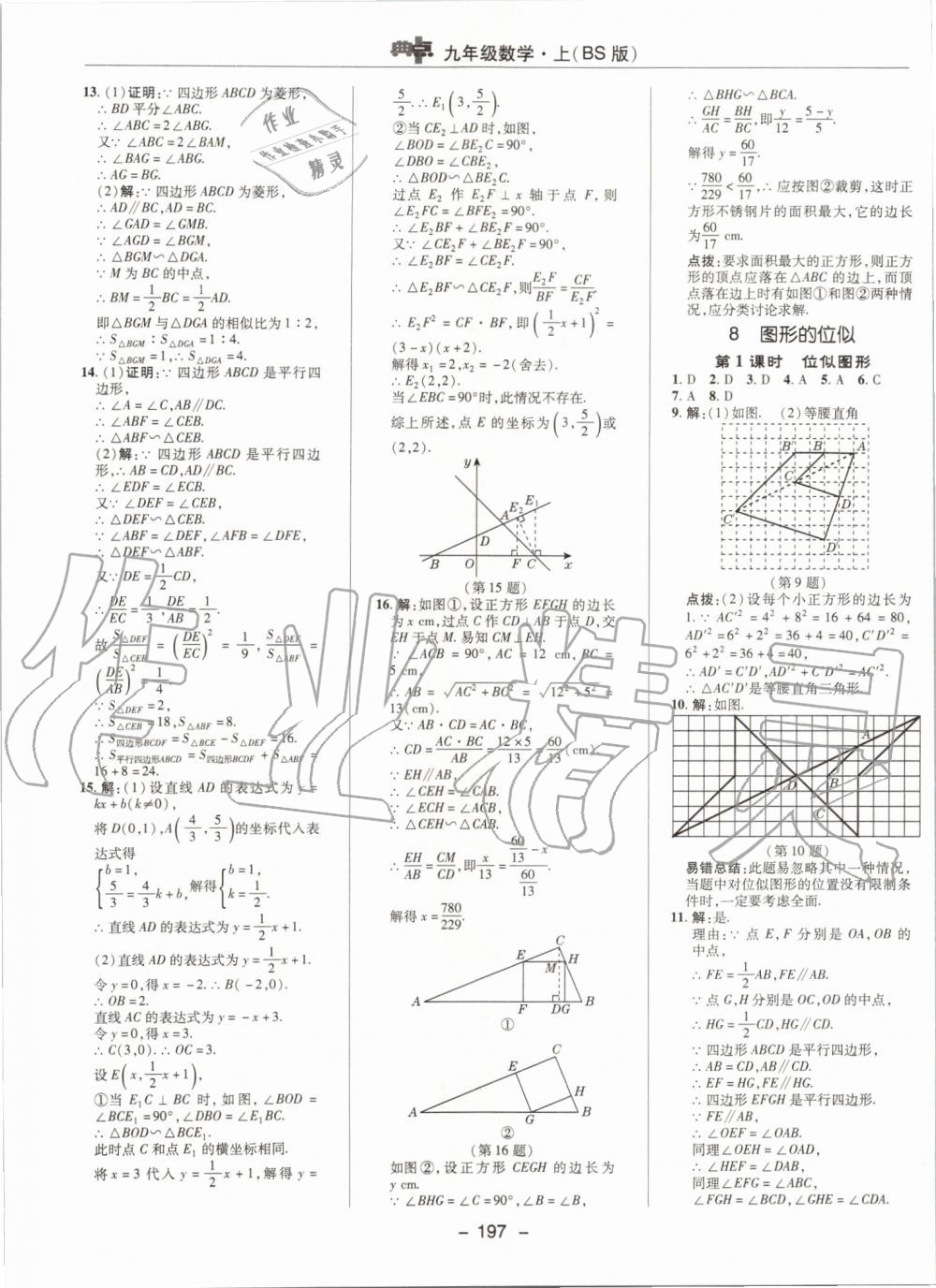 2019年綜合應(yīng)用創(chuàng)新題典中點九年級數(shù)學上冊北師大版 第37頁