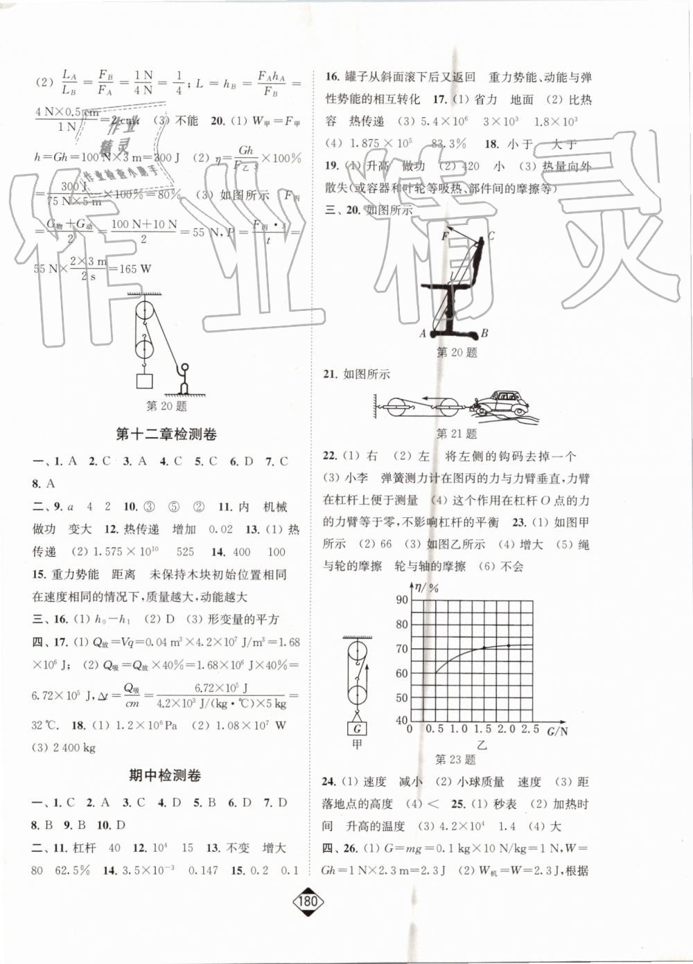 2019年輕松作業(yè)本九年級物理上冊江蘇版 第18頁