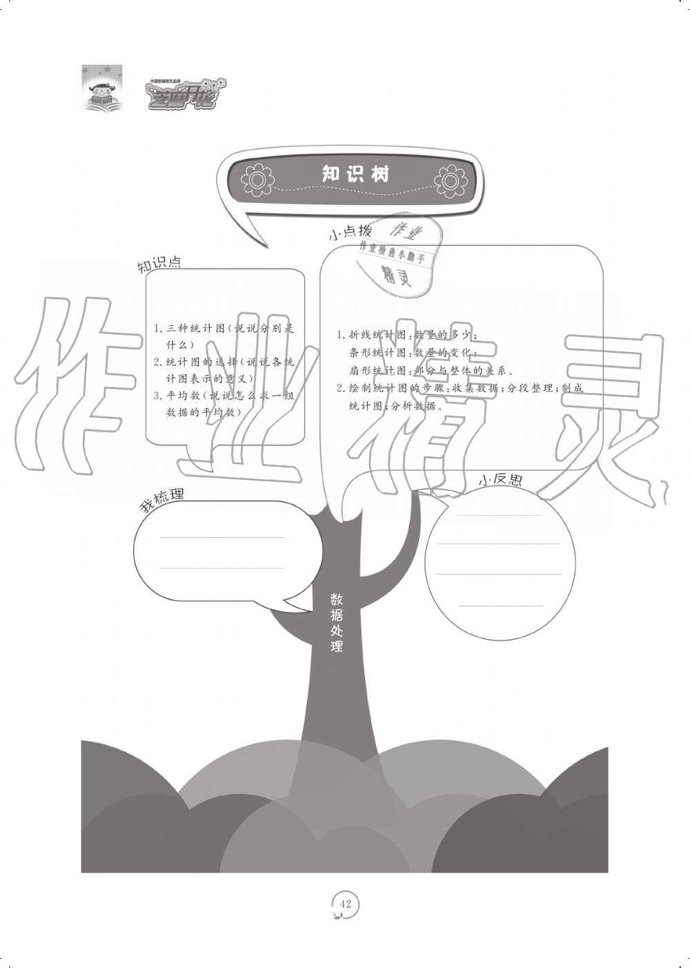 2019年領(lǐng)航新課標(biāo)練習(xí)冊六年級數(shù)學(xué)上冊北師大版 參考答案第42頁