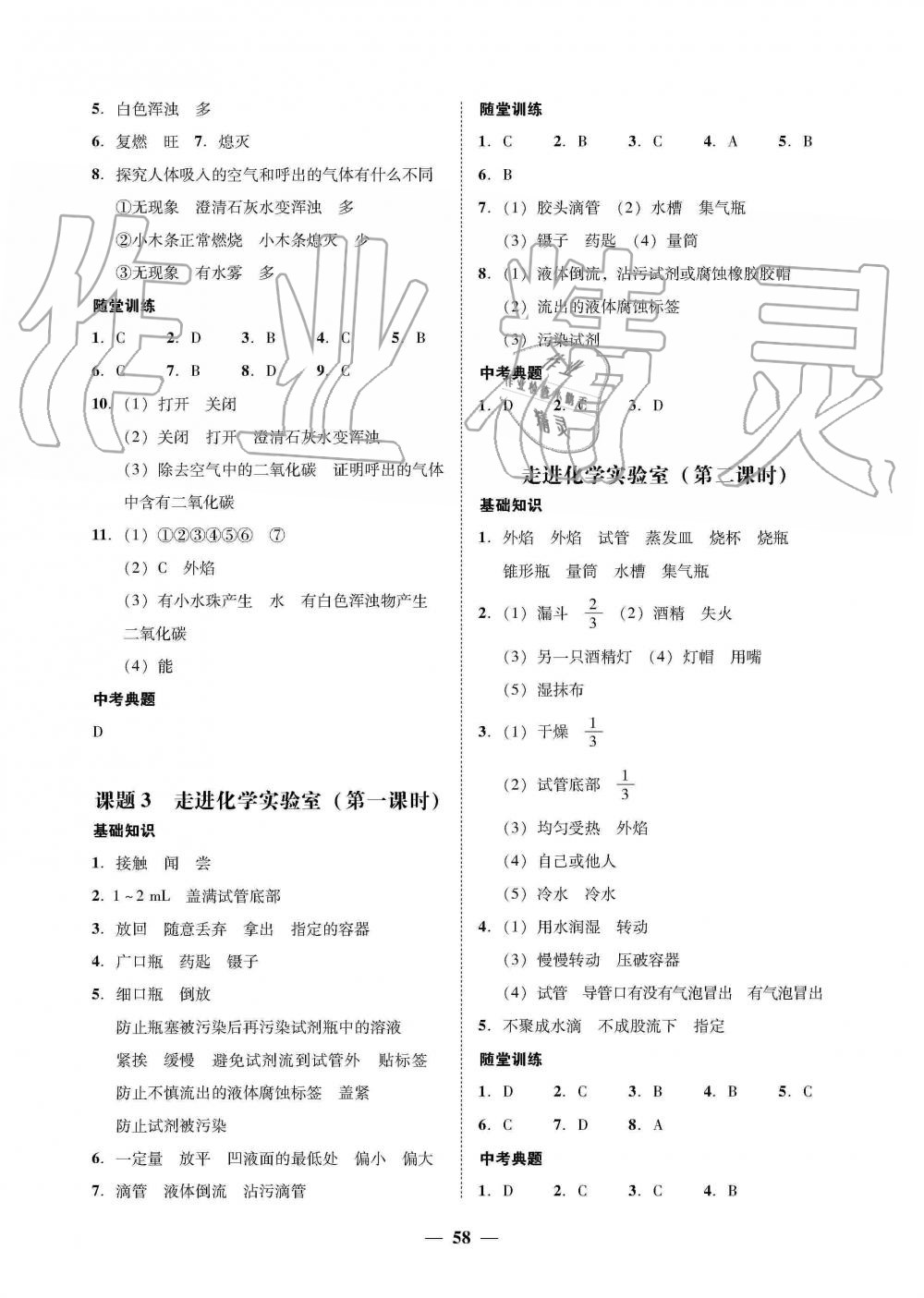 2019年南粵學(xué)典學(xué)考精練九年級(jí)化學(xué)全一冊(cè)人教版 第10頁