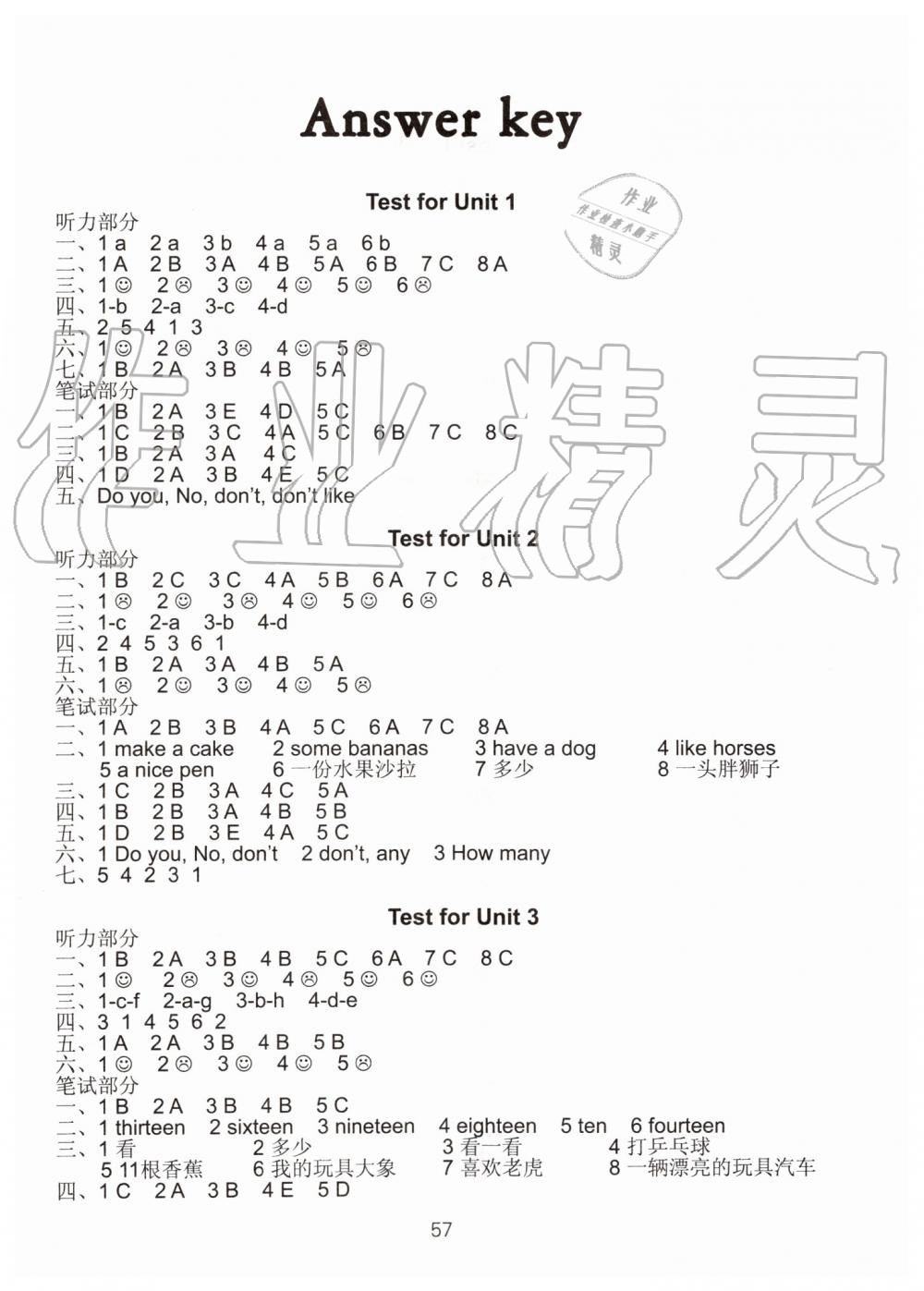 2019年課課練小學(xué)英語(yǔ)活頁(yè)卷四年級(jí)上冊(cè)譯林版 第1頁(yè)