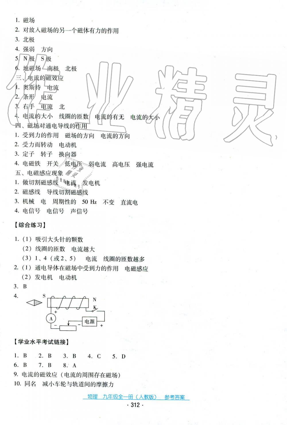 2019年云南省標(biāo)準(zhǔn)教輔優(yōu)佳學(xué)案九年級物理全一冊人教版 第39頁