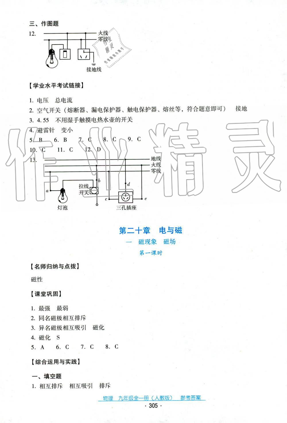 2019年云南省標(biāo)準(zhǔn)教輔優(yōu)佳學(xué)案九年級物理全一冊人教版 第31頁