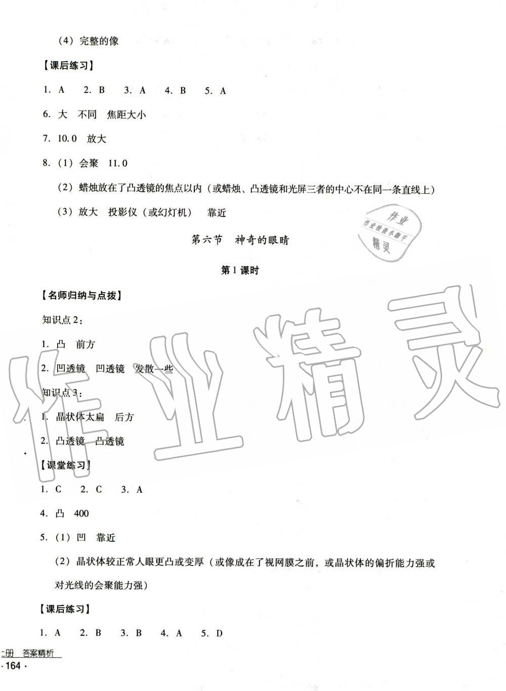 2019秋云南省標準教輔優(yōu)佳學(xué)案物理八年級上冊_答案人教版 第17頁