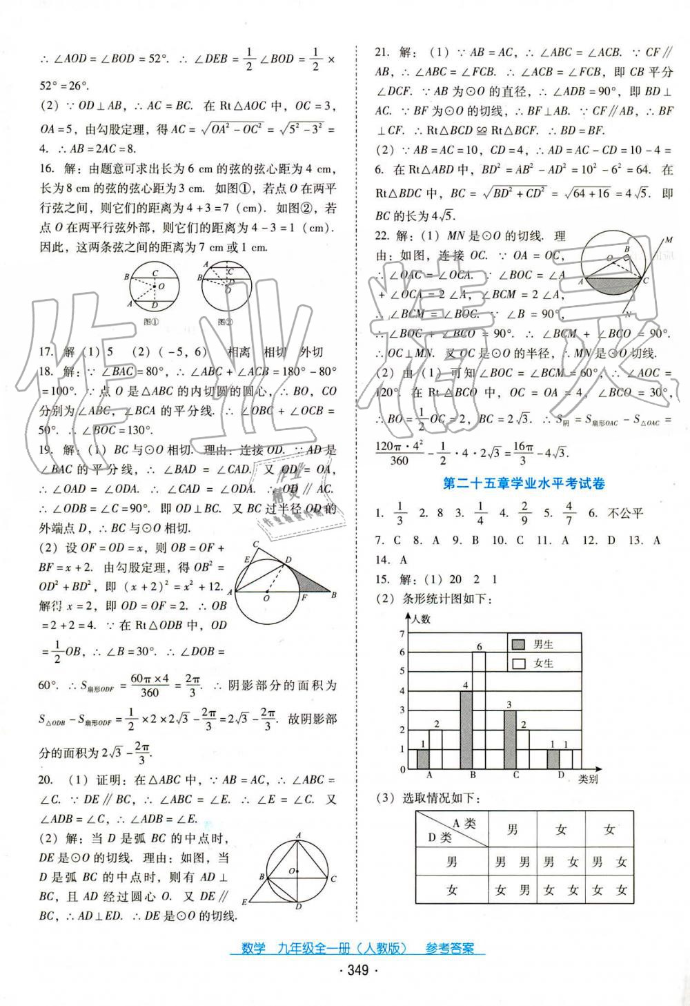 2019年云南省標(biāo)準(zhǔn)教輔優(yōu)佳學(xué)案九年級(jí)數(shù)學(xué)全一冊(cè)人教版 第27頁(yè)