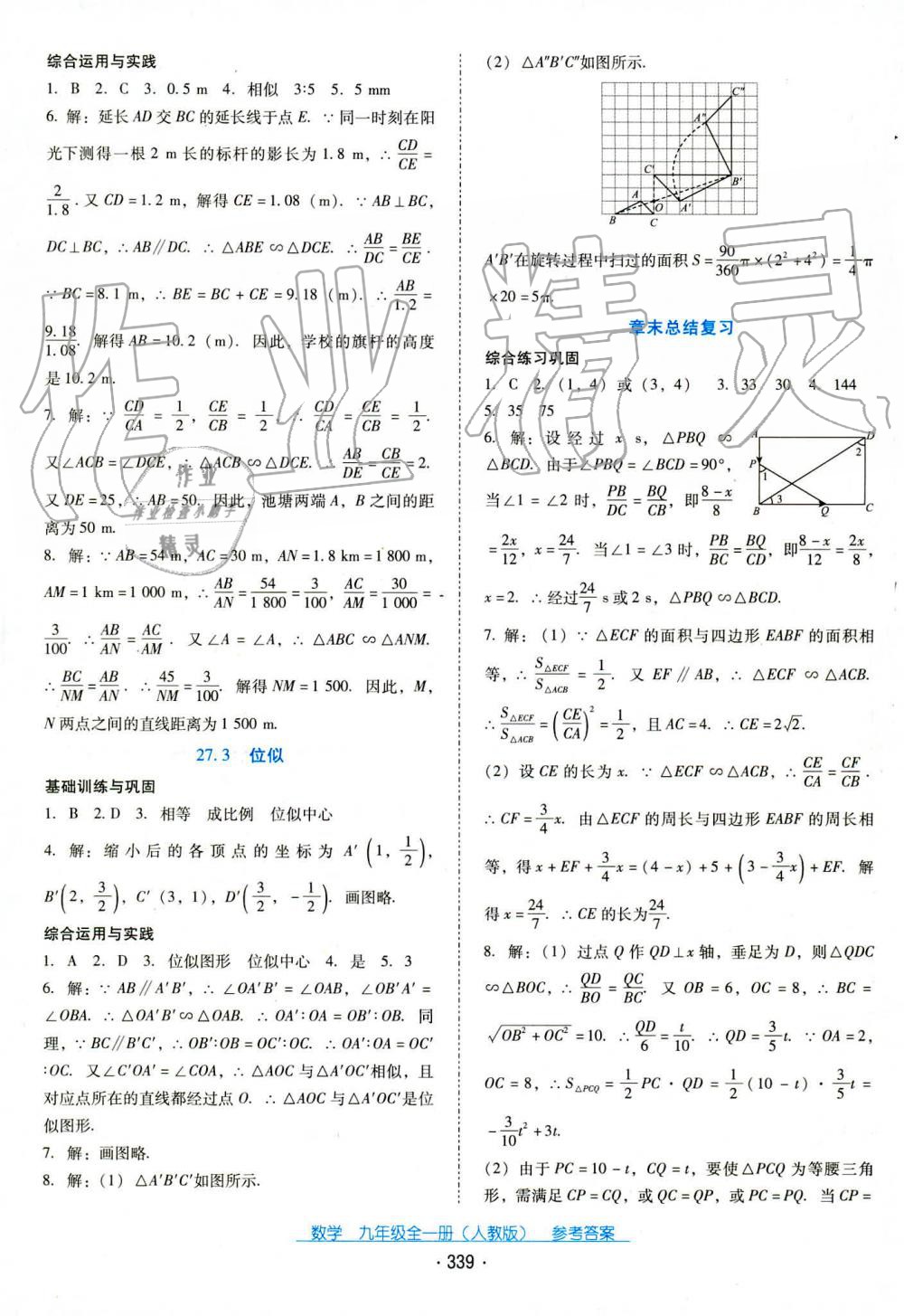 2019年云南省標準教輔優(yōu)佳學案九年級數(shù)學全一冊人教版 第16頁