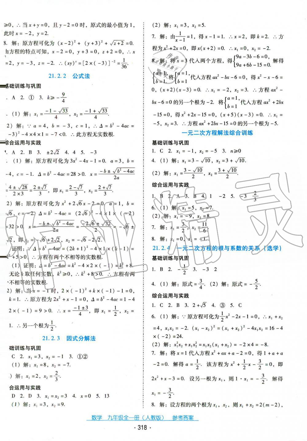 2019年云南省標(biāo)準(zhǔn)教輔優(yōu)佳學(xué)案九年級(jí)數(shù)學(xué)全一冊(cè)人教版 第12頁(yè)