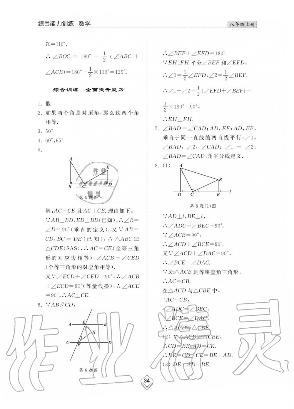 2019年綜合能力訓(xùn)練八年級(jí)數(shù)學(xué)上冊(cè)其它 第35頁(yè)