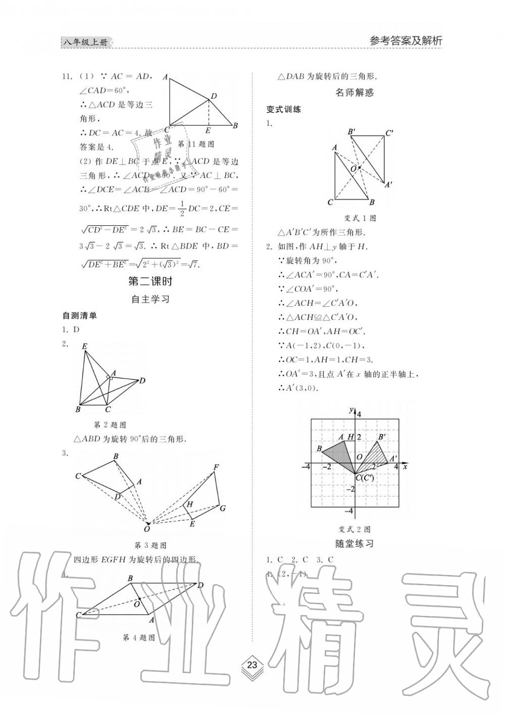 2019年综合能力训练八年级数学上册鲁教版五四制 第24页