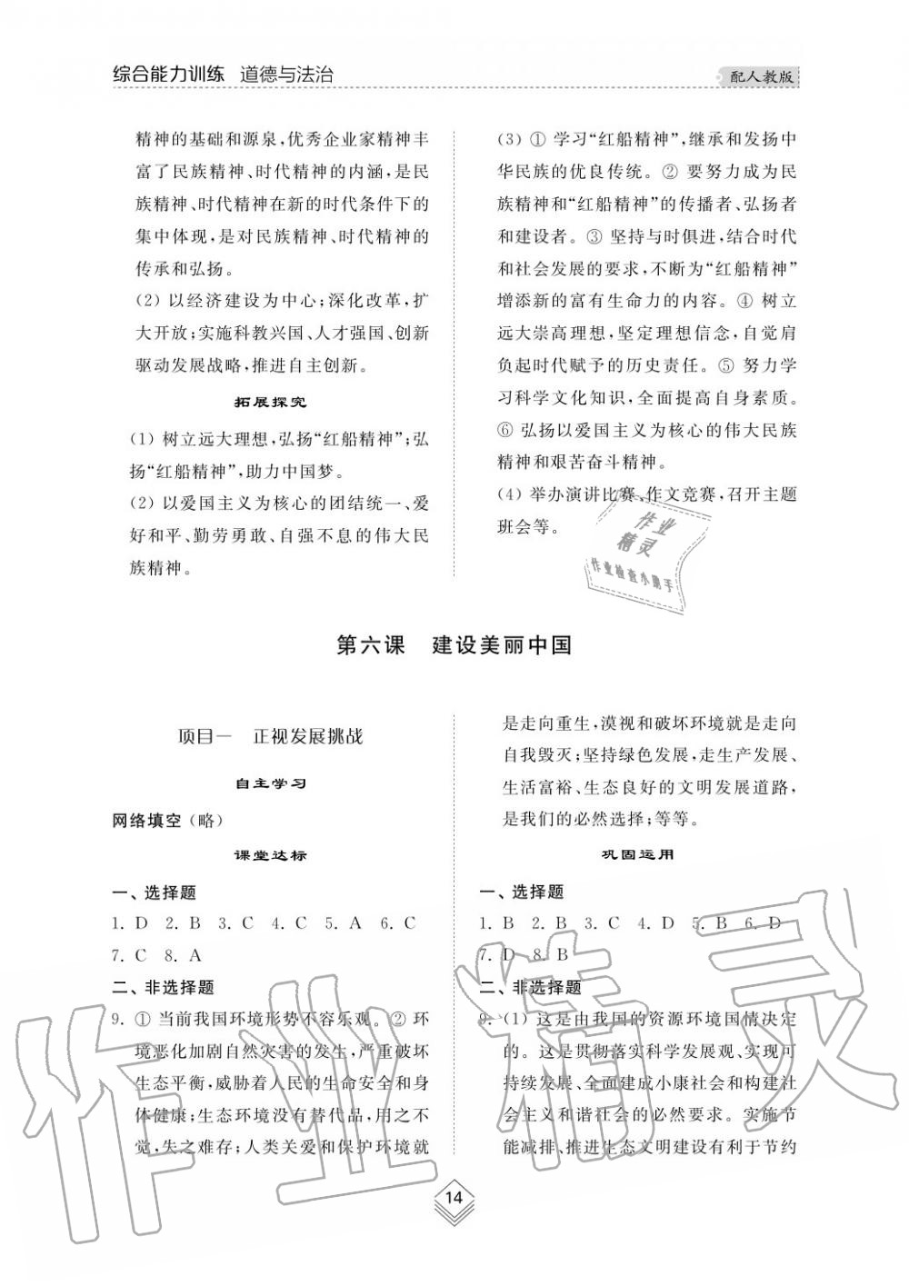 2019年綜合能力訓(xùn)練九年級(jí)政治上冊(cè)其它 第15頁(yè)