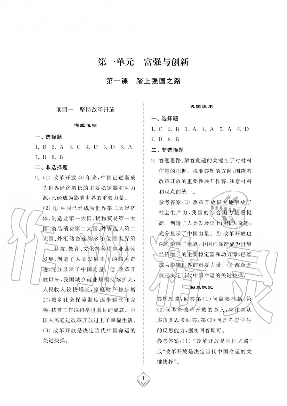 2019年綜合能力訓(xùn)練九年級(jí)政治上冊(cè)其它 第2頁(yè)