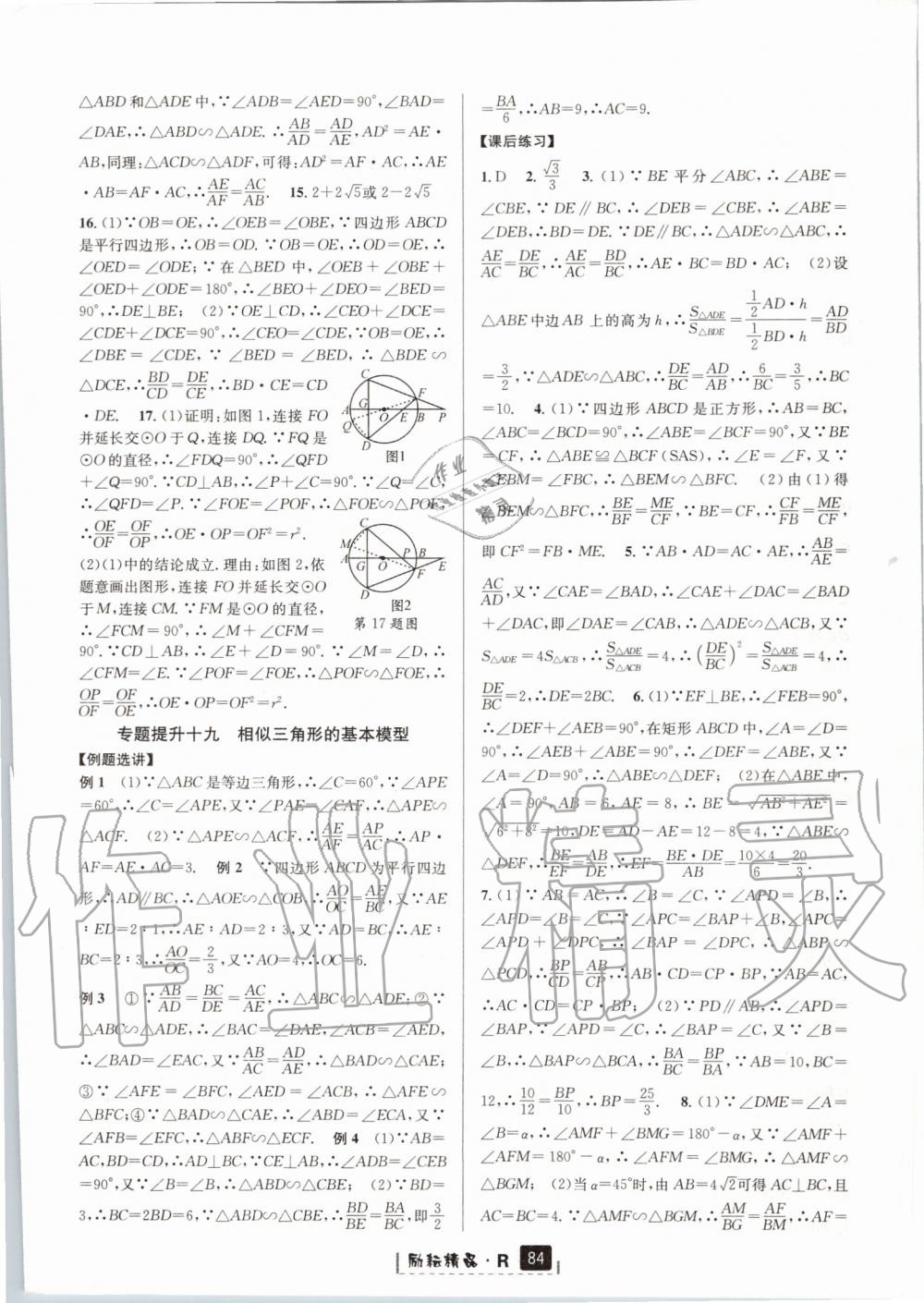 2019年励耘书业励耘新同步九年级数学全一册人教版 第40页