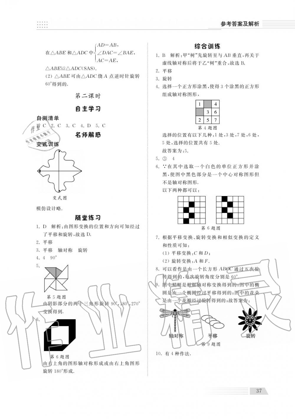 2018年综合能力训练八年级数学上册鲁科版 第38页