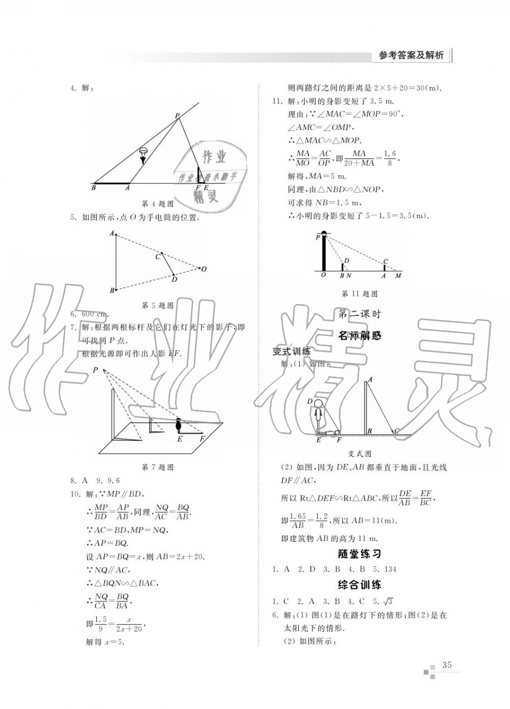 2017年綜合能力訓(xùn)練九年級數(shù)學上冊魯教版六三制 第36頁