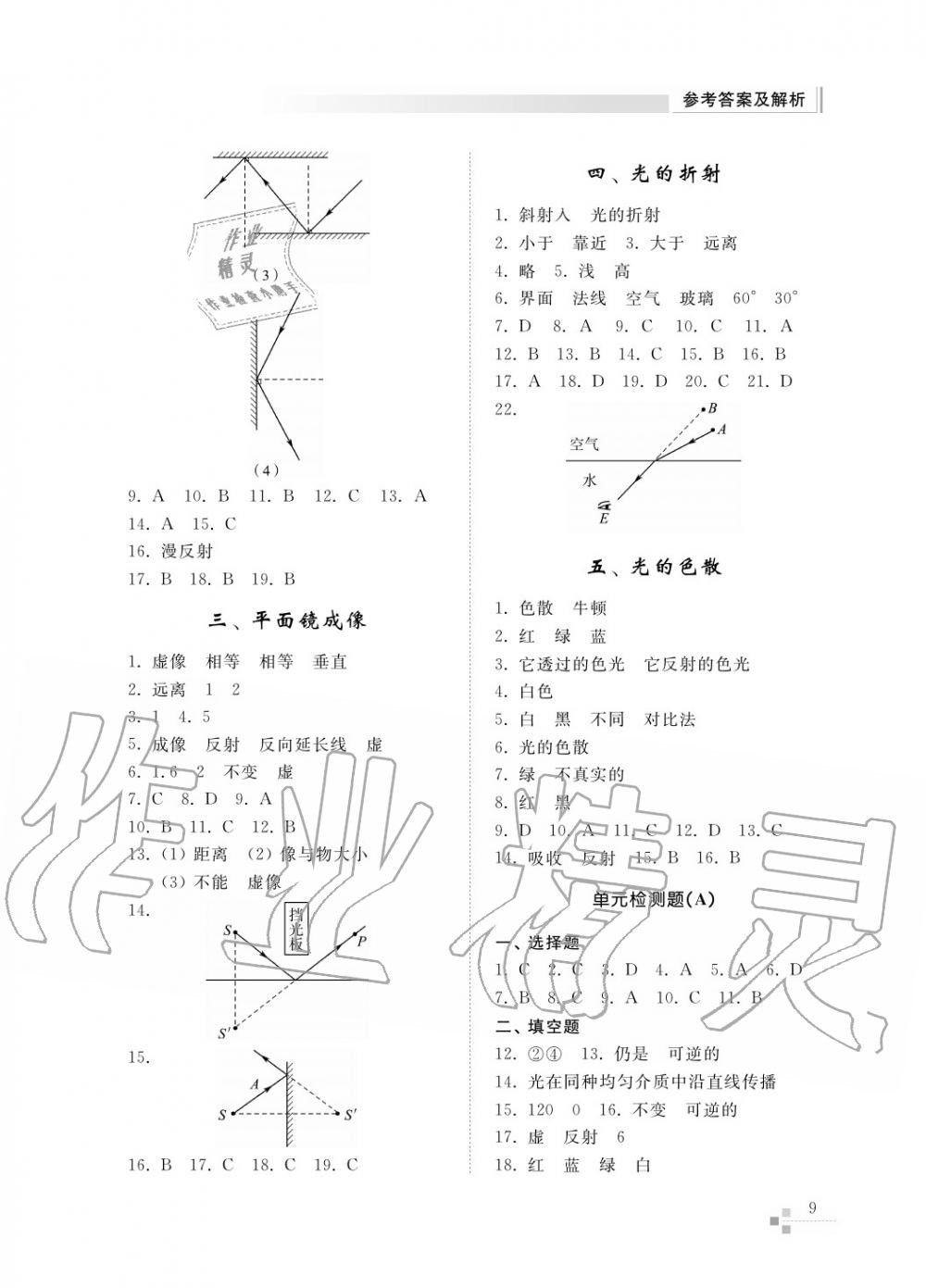 2015年綜合能力訓(xùn)練八年級(jí)物理上冊(cè)人教版 第11頁(yè)