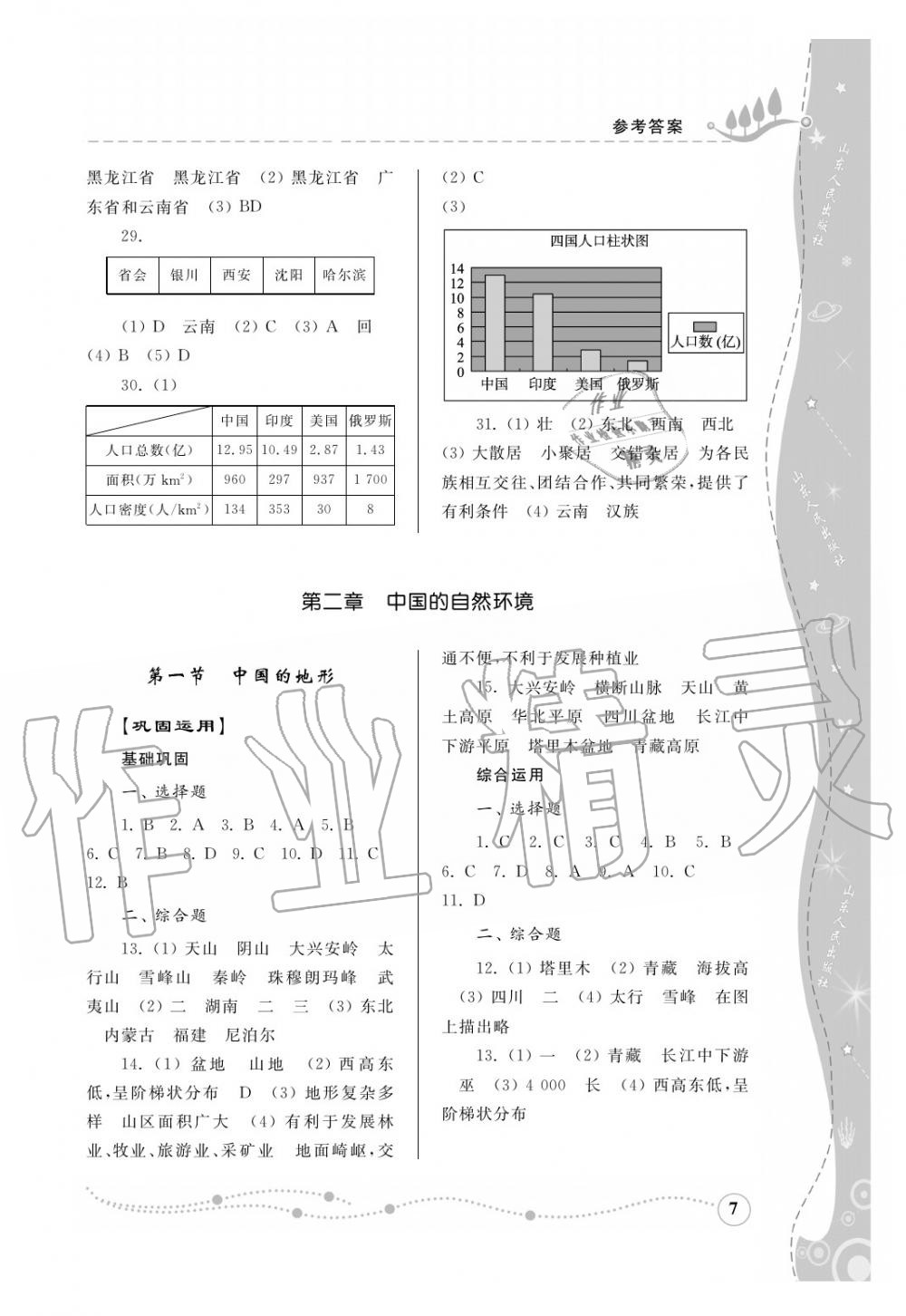 2016年綜合能力訓練八年級地理上冊湘教版 第8頁