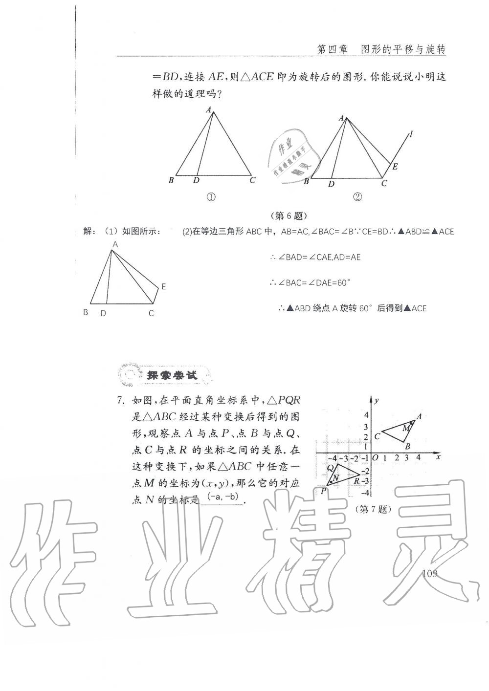 2019年配套練習(xí)冊(cè)八年級(jí)數(shù)學(xué)上冊(cè)魯教版 第109頁