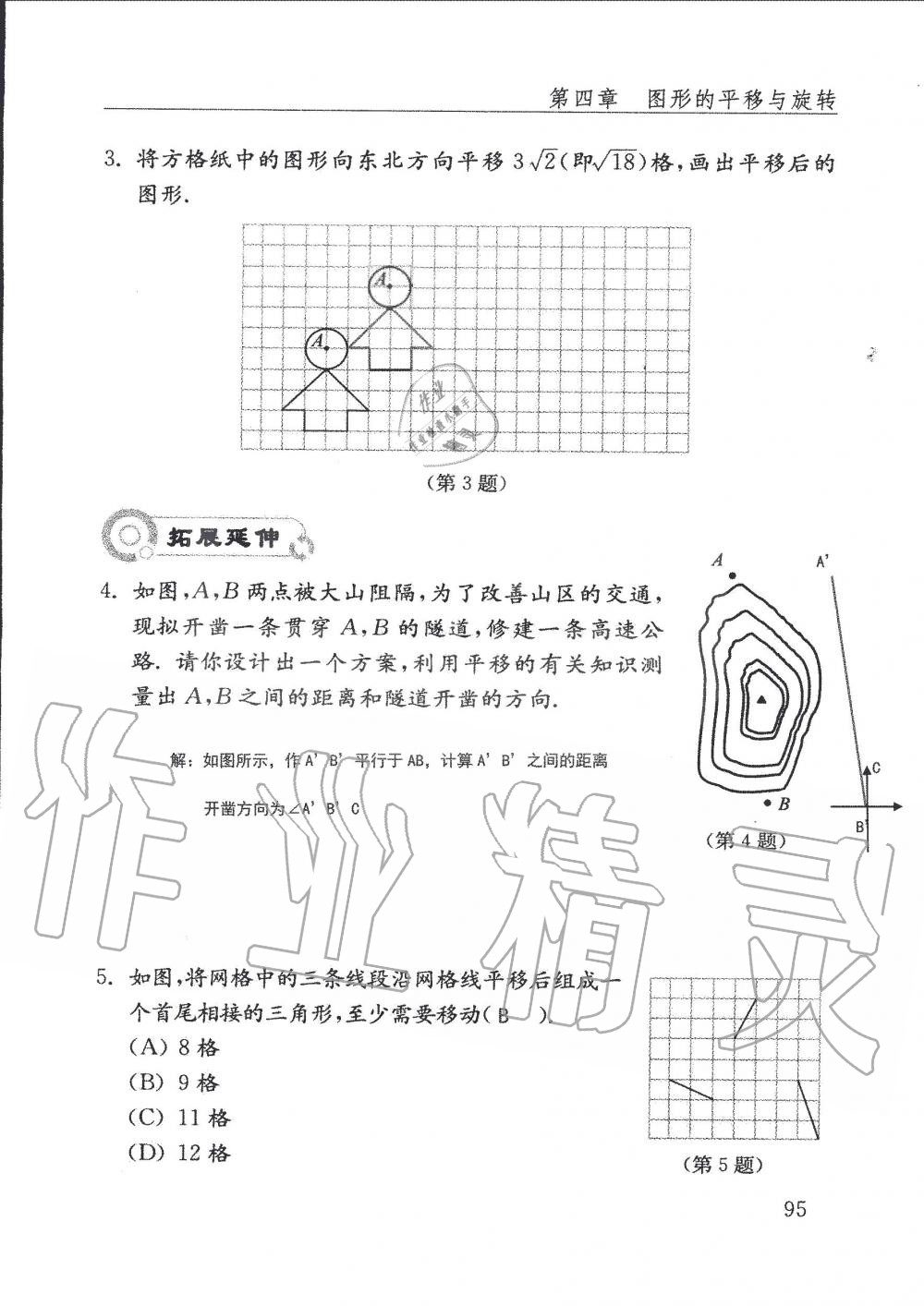 2019年配套練習(xí)冊(cè)八年級(jí)數(shù)學(xué)上冊(cè)魯教版 第95頁(yè)