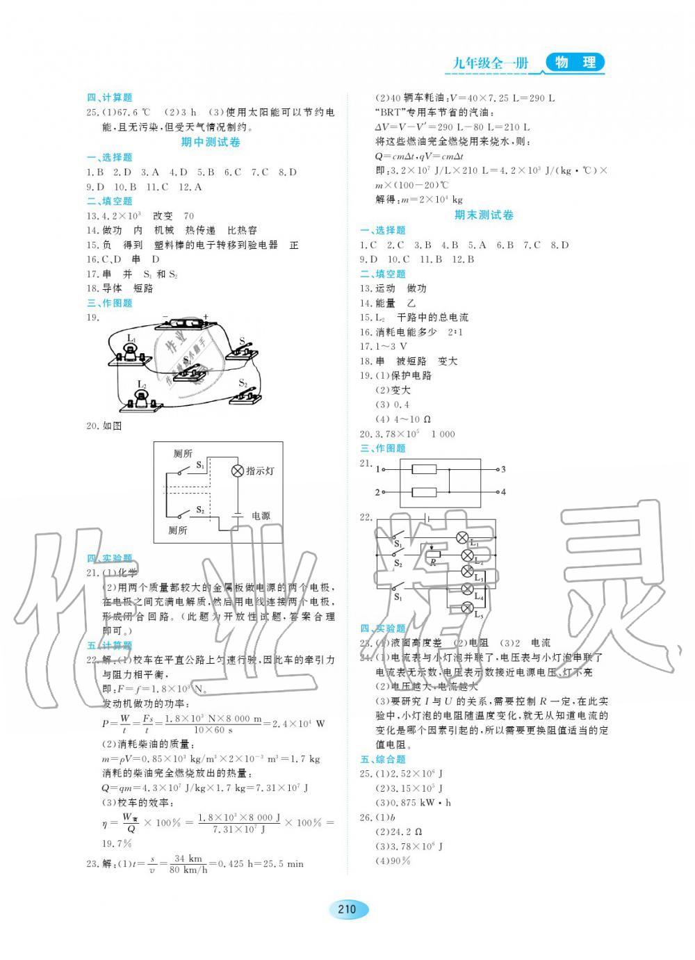 2019年資源與評(píng)價(jià)九年級(jí)物理全一冊(cè)人教版 第24頁(yè)