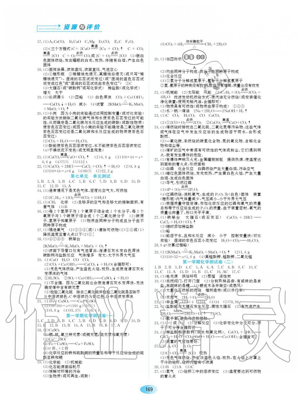 2019年資源與評價九年級化學(xué)下冊（上學(xué)期用）人教版 第11頁