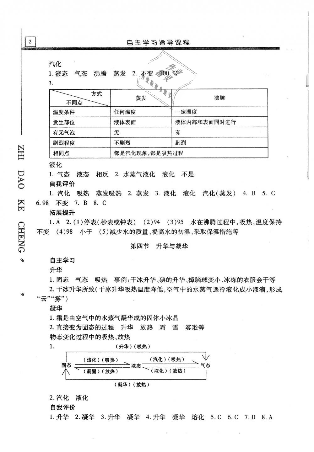 2019年自主学习指导课程九年级物理上册沪科版 第2页