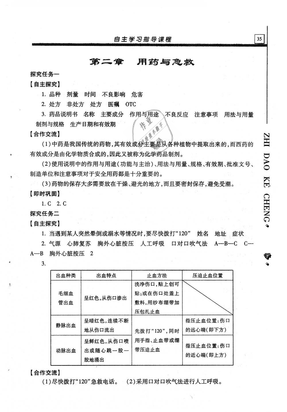 2019年自主學(xué)習(xí)指導(dǎo)課程八年級(jí)生物學(xué)全一冊(cè)人教版 第35頁(yè)