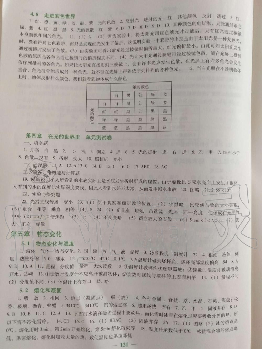 2019年同步練教育科學出版社八年級物理上冊教科版 第5頁