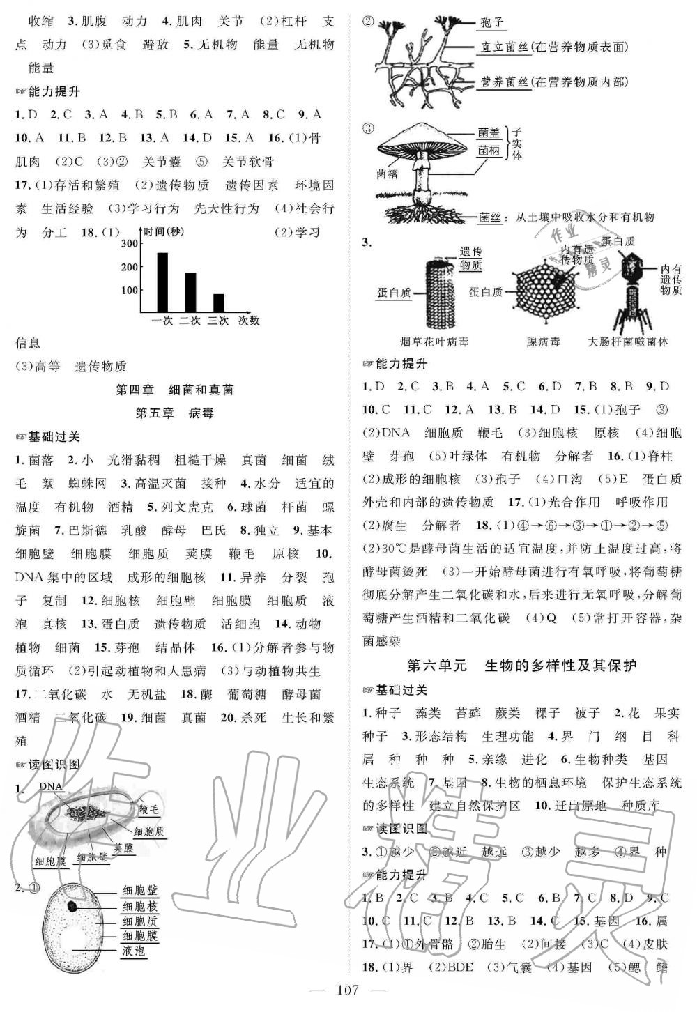 2019年名師學案八年級生物上冊人教版 第7頁