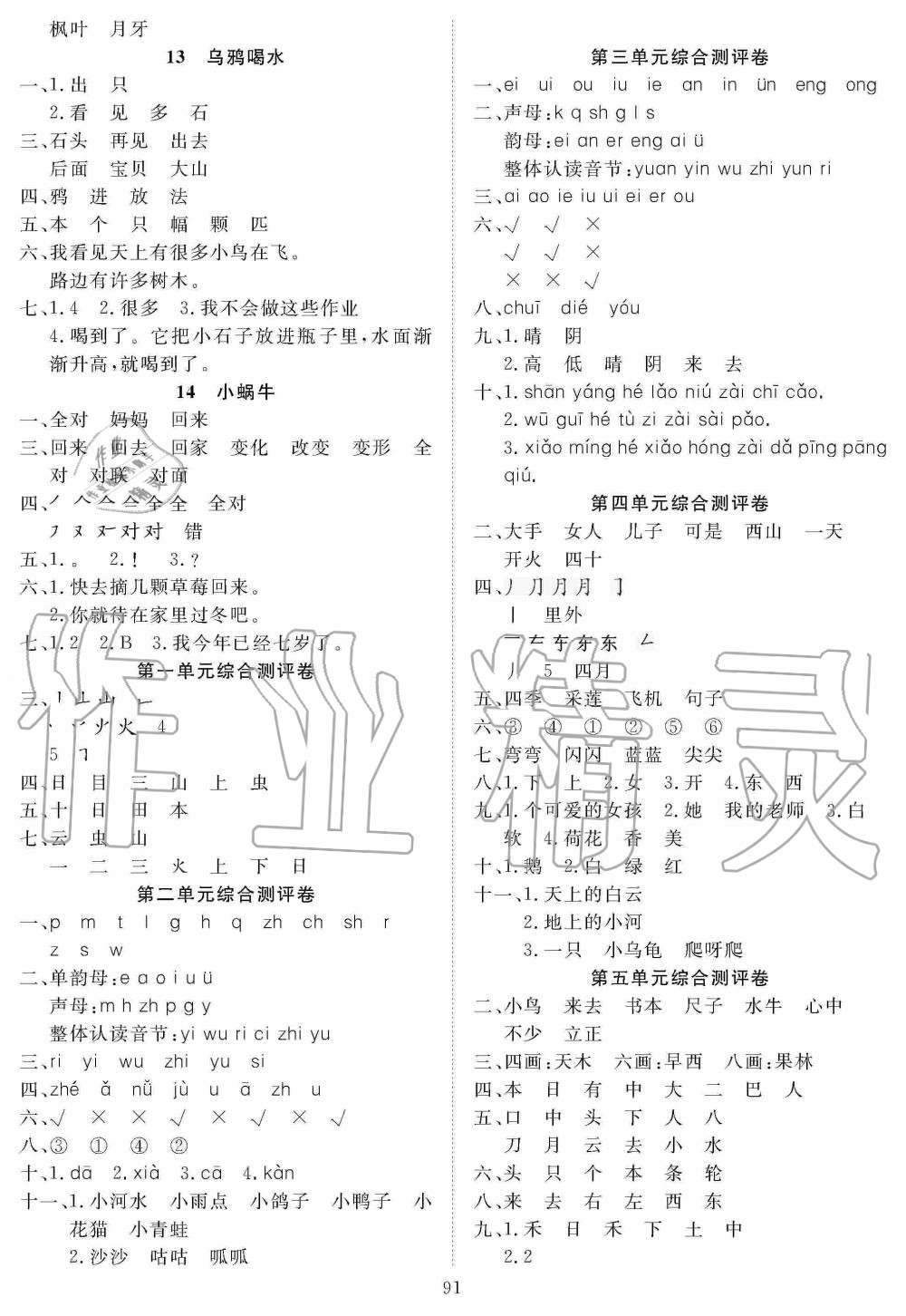 2019年優(yōu)質課堂導學案一年級語文上冊人教版 第3頁