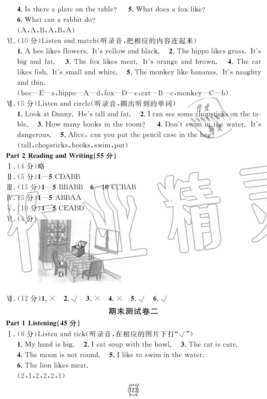 2019年鐘書金牌金試卷二年級英語上冊滬教牛津版 第27頁