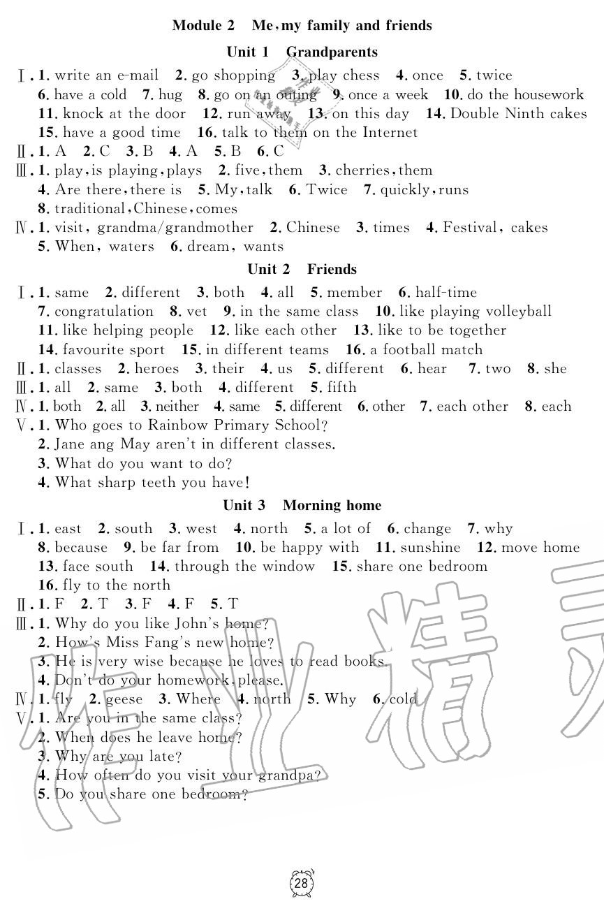 2019年鐘書(shū)金牌金試卷五年級(jí)英語(yǔ)上冊(cè)滬教牛津版 第2頁(yè)