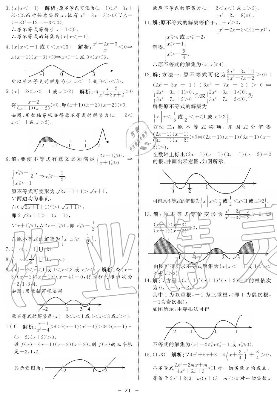 2019年鐘書金牌金典導(dǎo)學(xué)案高一數(shù)學(xué)上冊人教版 第71頁