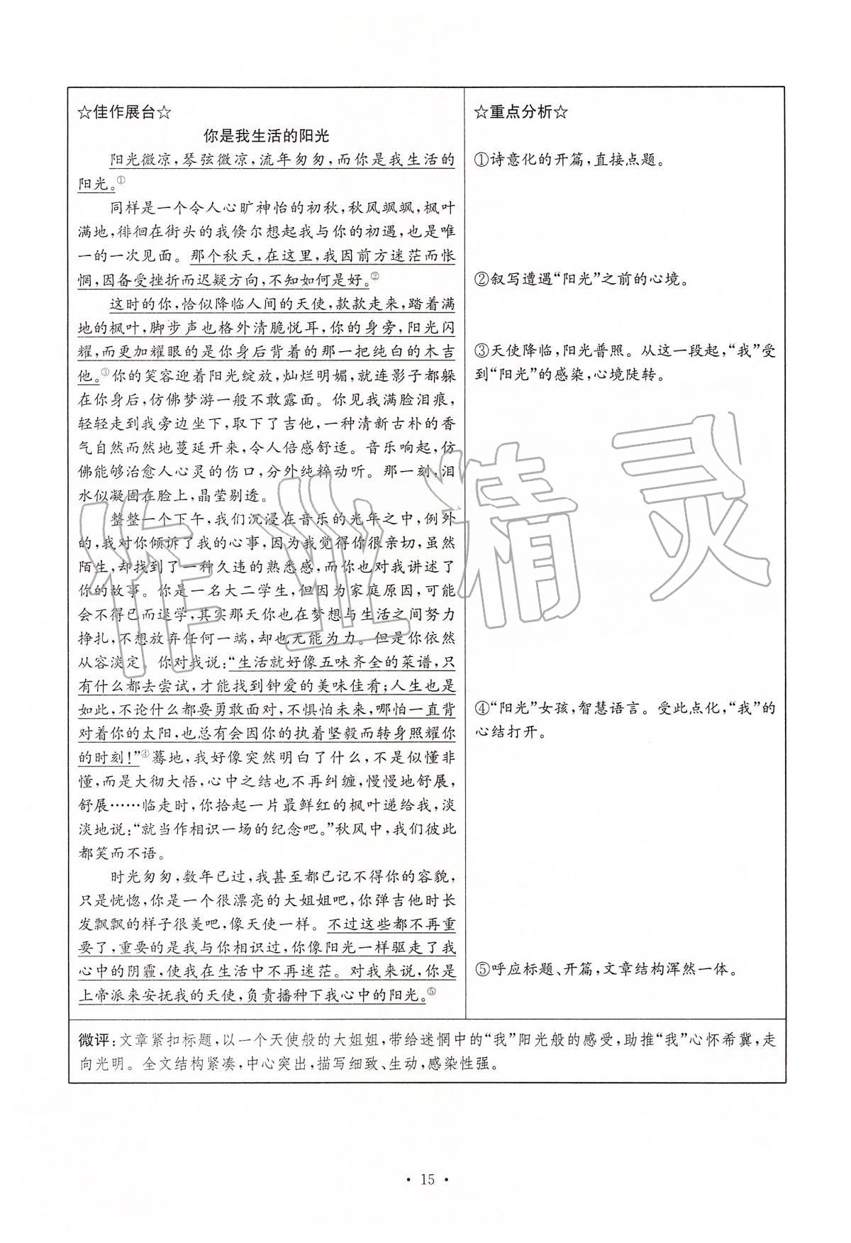 2020年江蘇13大市中考試卷與標(biāo)準(zhǔn)模擬優(yōu)化38套語(yǔ)文 第15頁(yè)