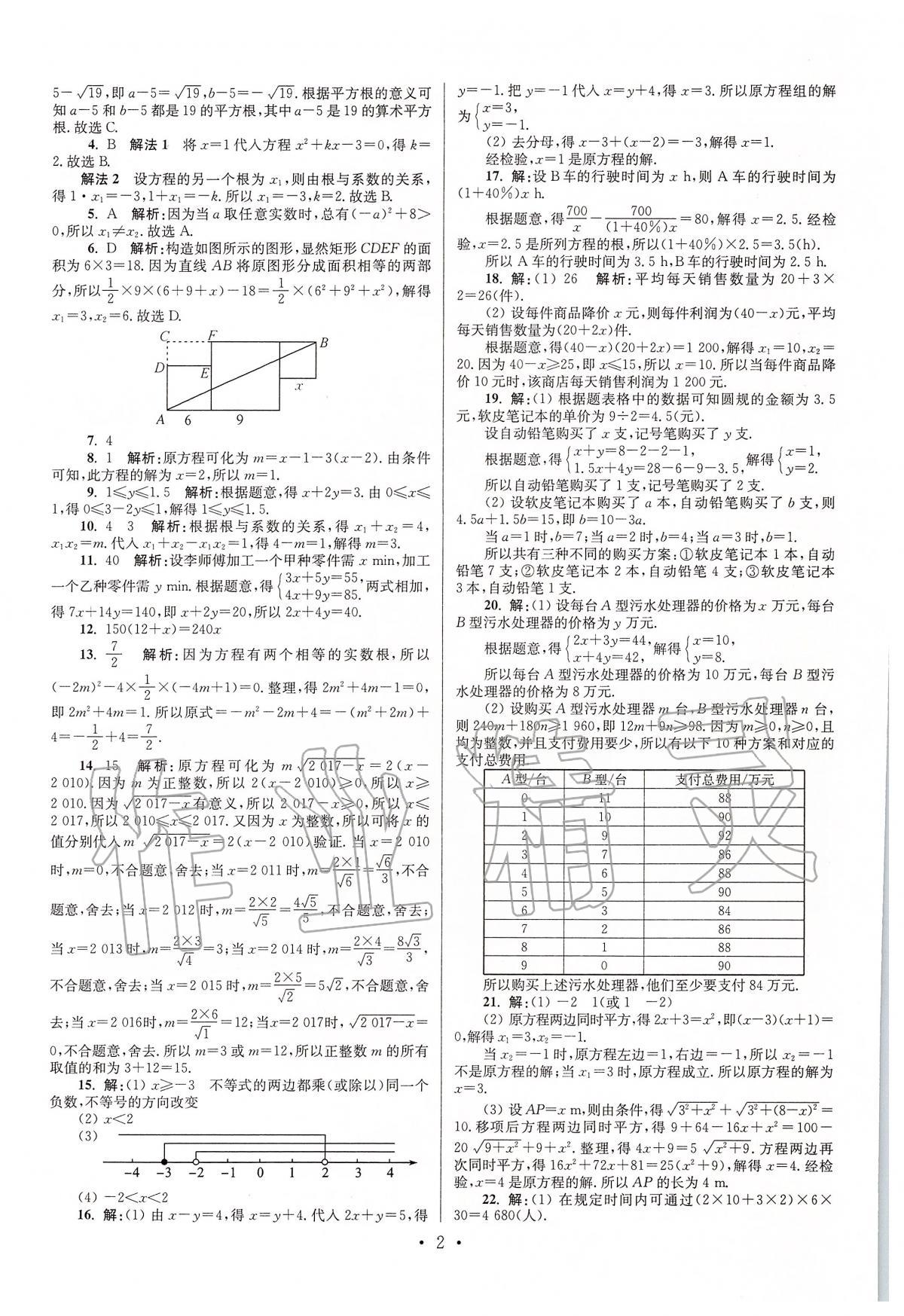 2020年江蘇13大市中考試卷與標(biāo)準(zhǔn)模擬優(yōu)化38套數(shù)學(xué) 第2頁