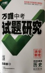 2020年萬唯教育中考試題研究九年級(jí)歷史陜西專版