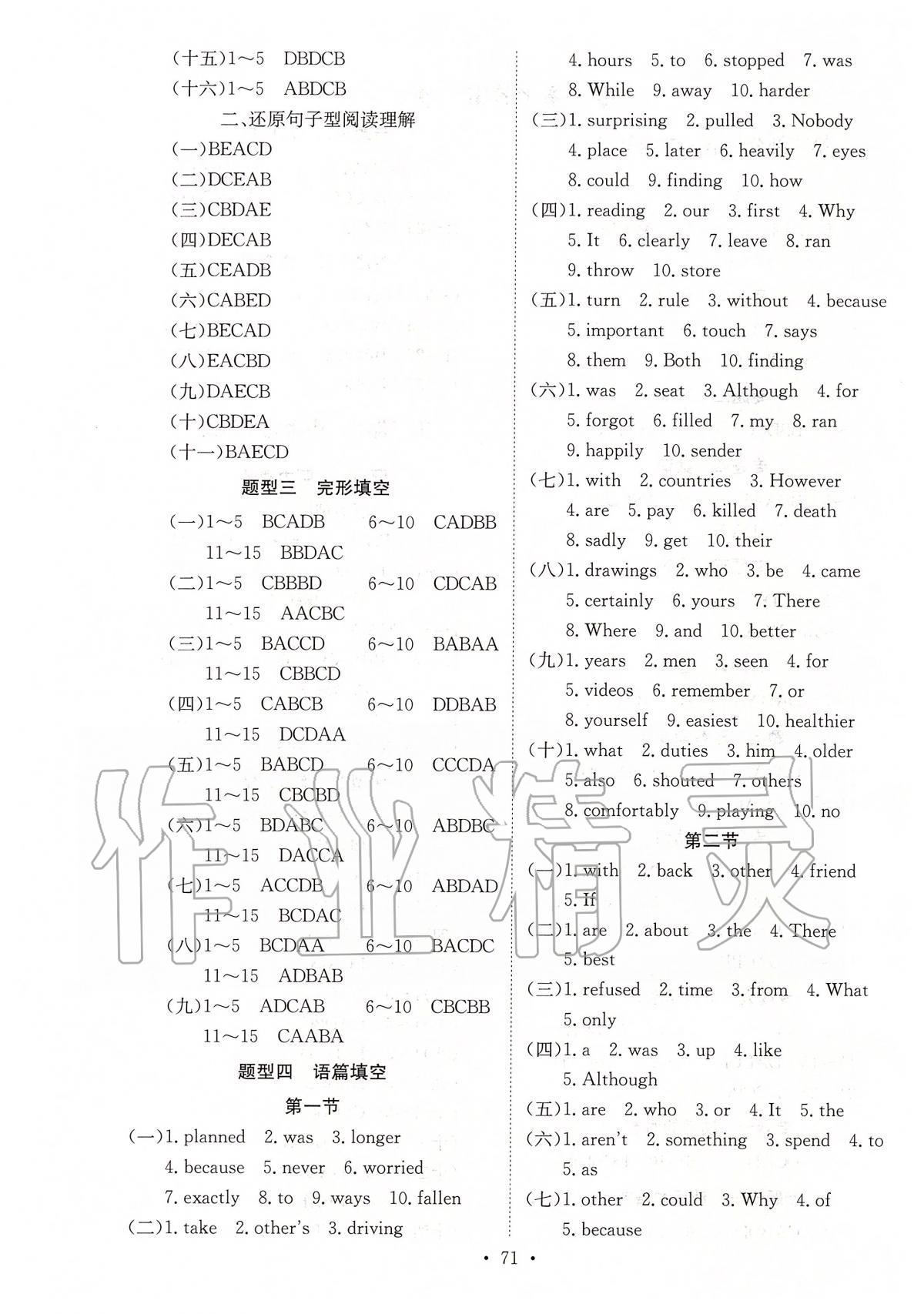 2020年河南省初中畢業(yè)生學(xué)業(yè)考試復(fù)習(xí)指導(dǎo)九年級英語 第2頁