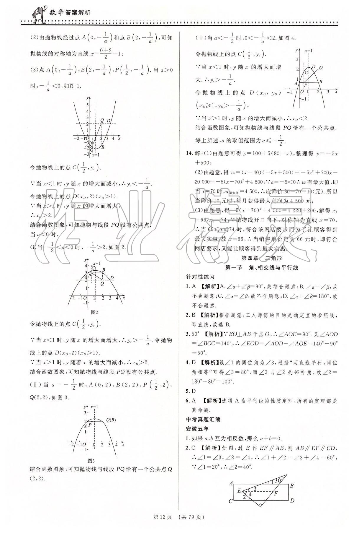 2020年決勝中考初中全程復(fù)習(xí)數(shù)學(xué)安徽專版 第13頁