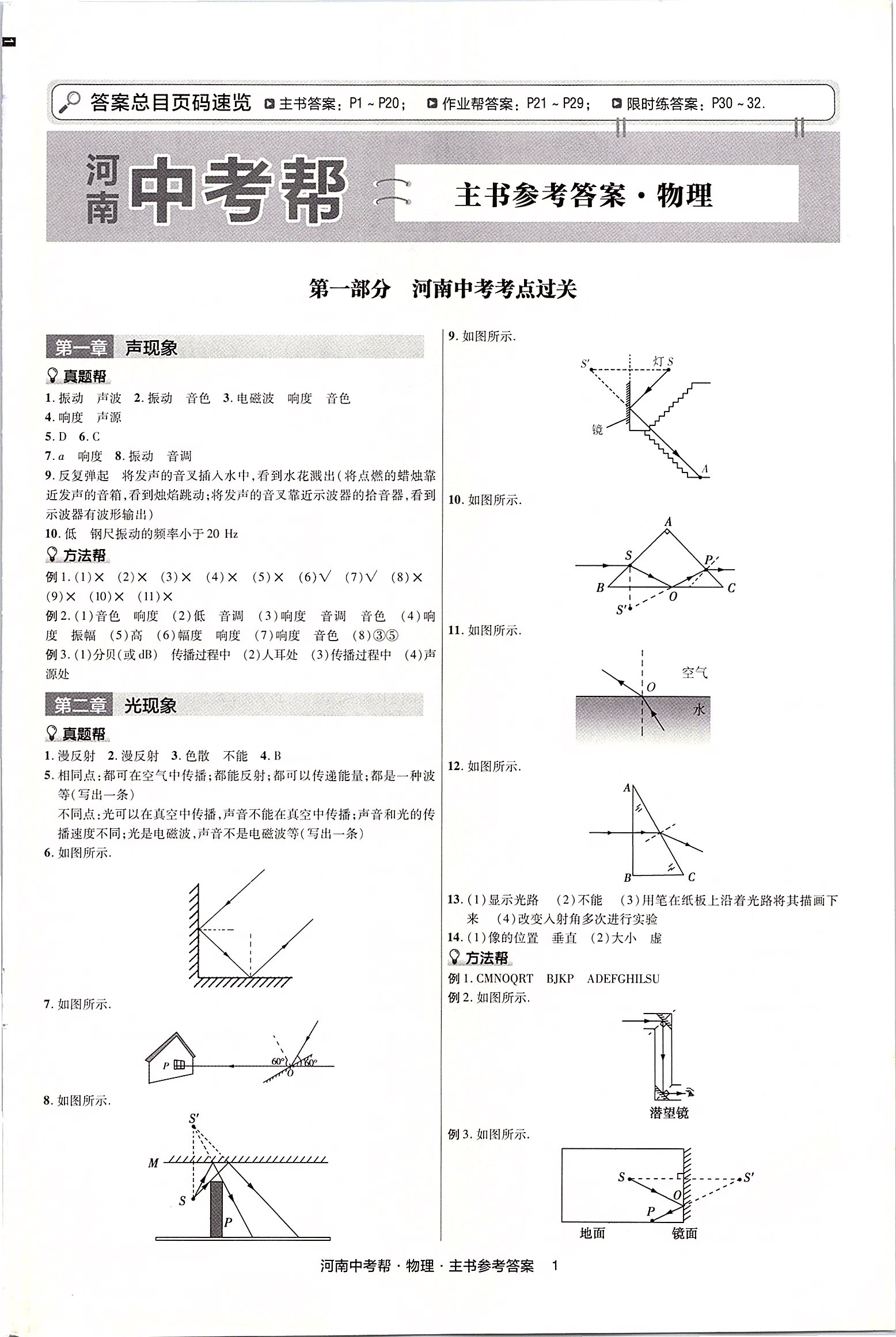 2020年河南中考幫物理 第1頁