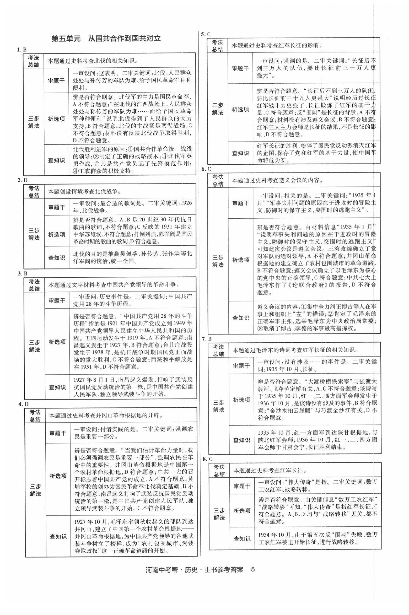 2020年河南中考幫歷史 第5頁