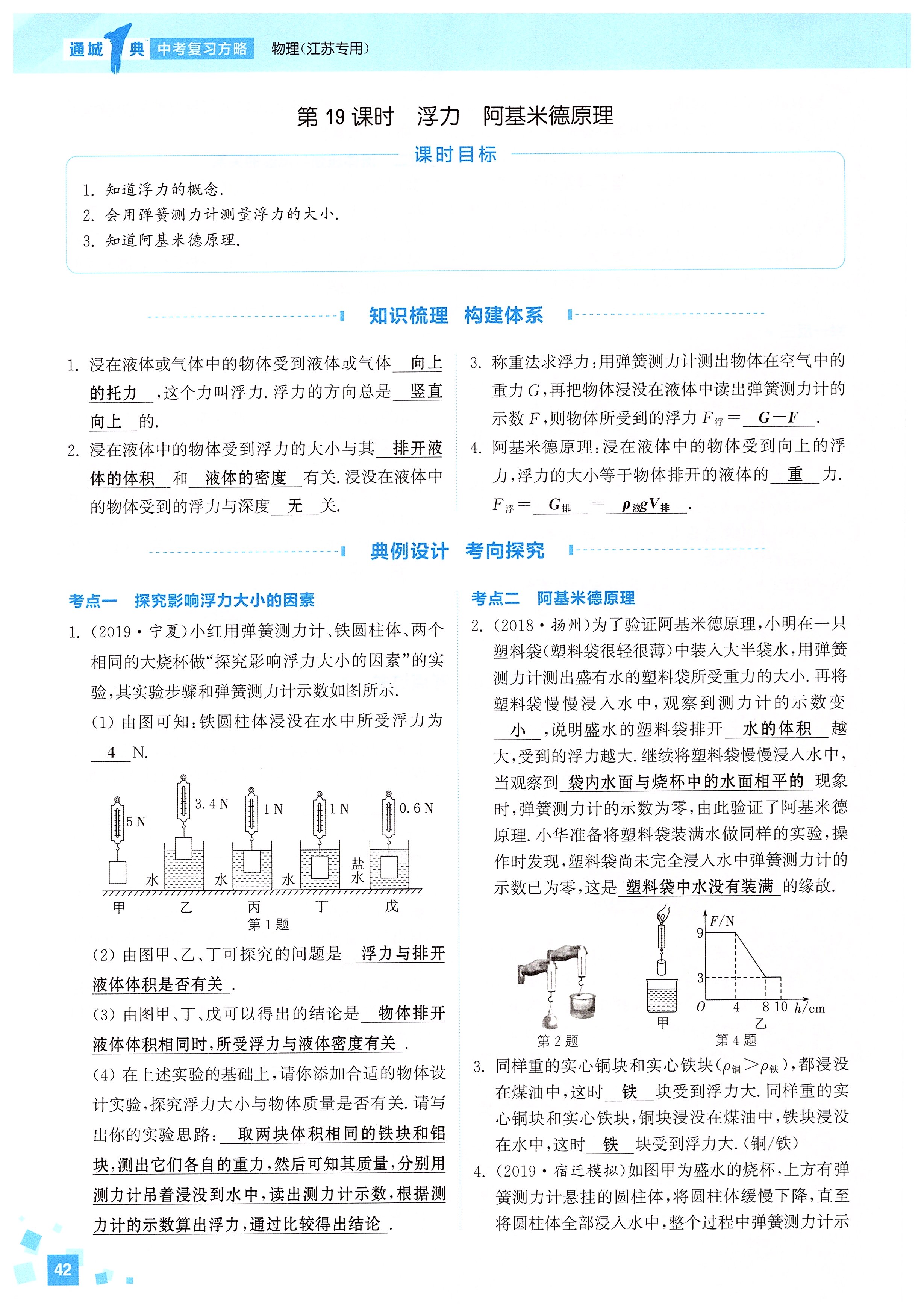 2020年通城1典中考复习方略物理江苏专版 第44页