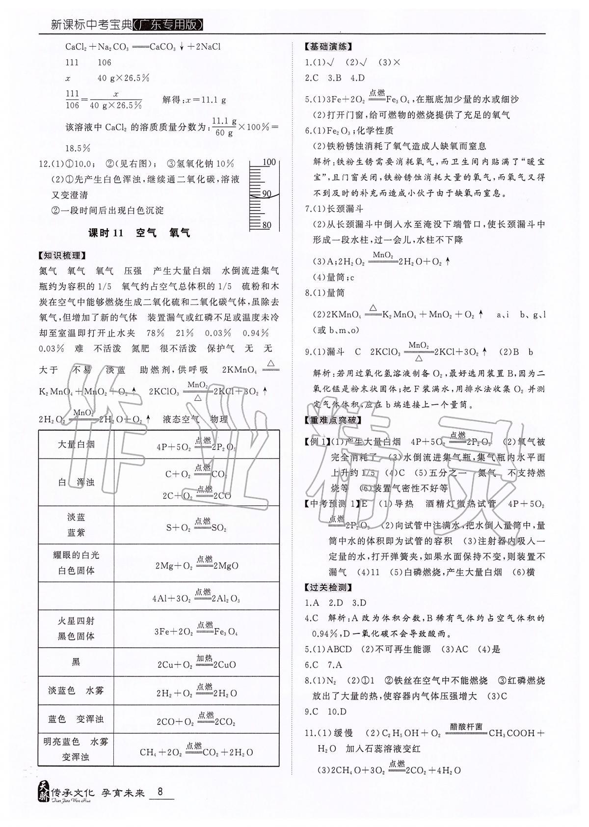 2020年中考寶典化學廣東專用版 第8頁