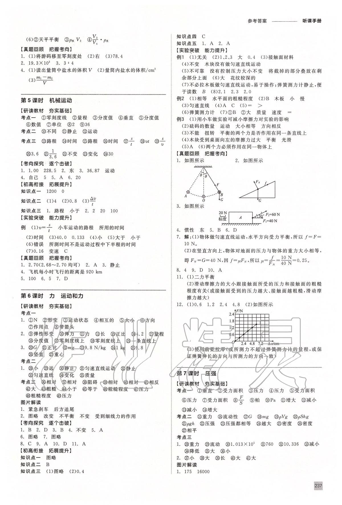 2020年全品中考復習方案物理安徽專版 第3頁