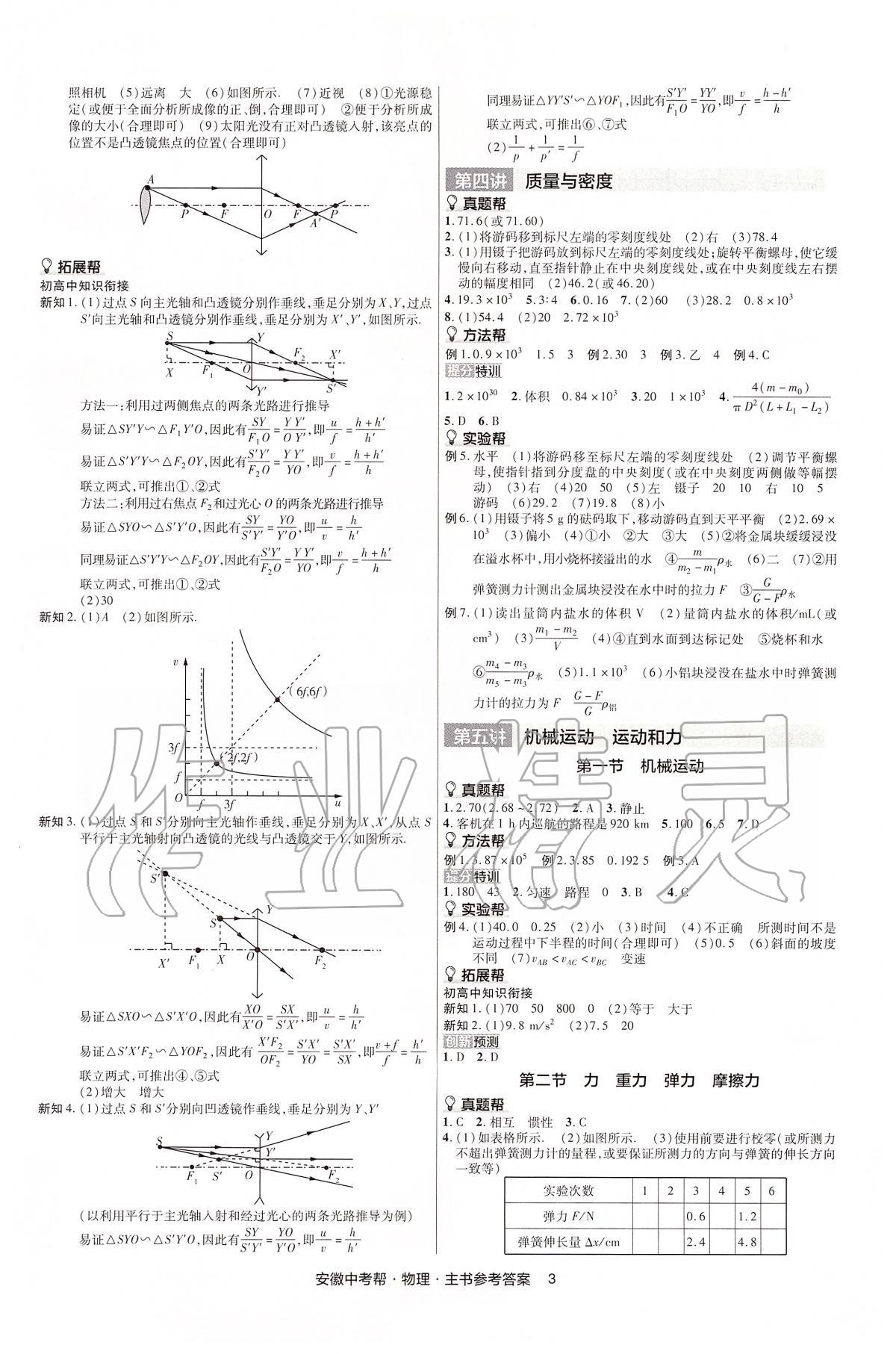 2020年安徽中考幫中考物理 第3頁