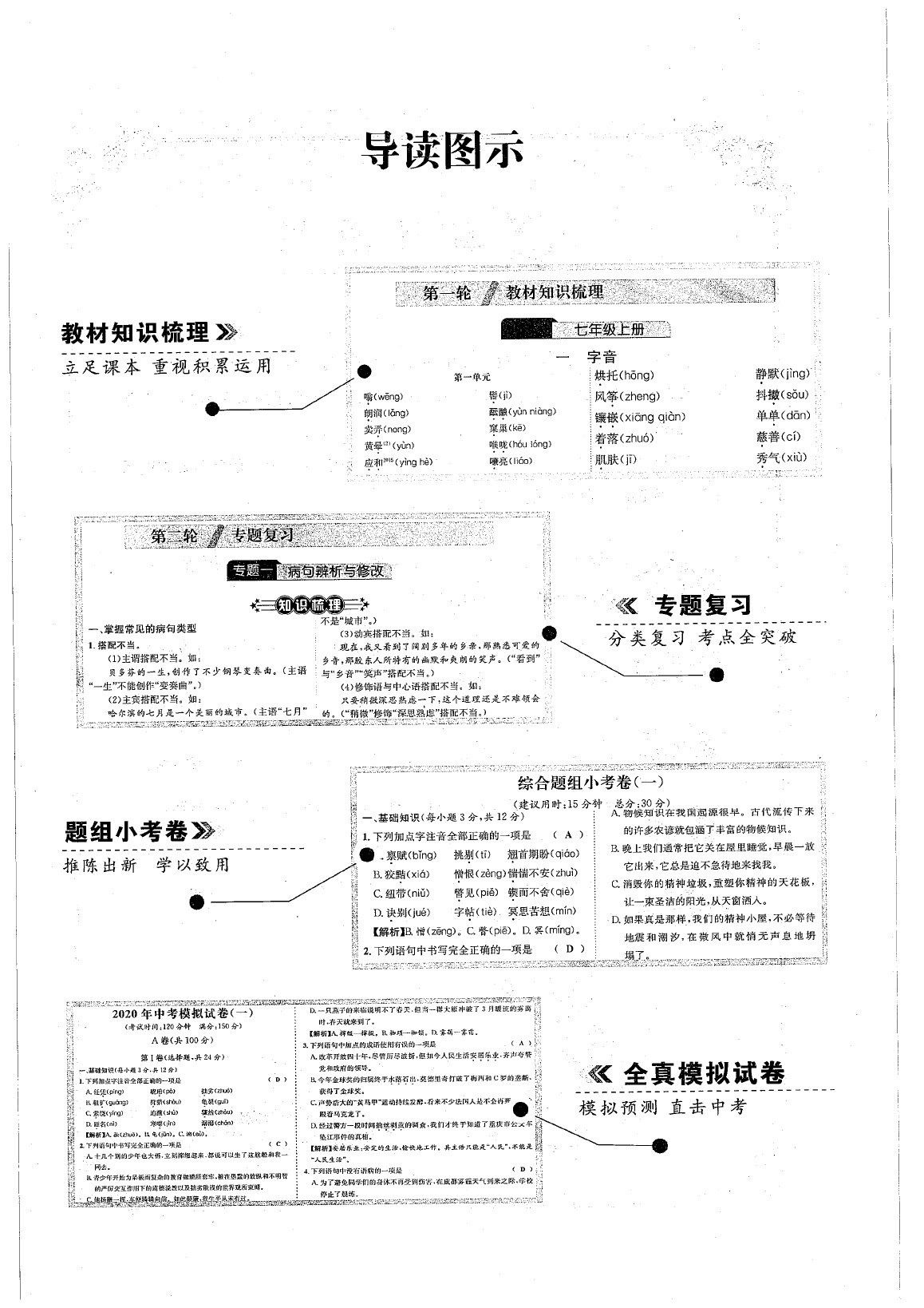 2020年蓉城中考語(yǔ)文 參考答案第1頁(yè)