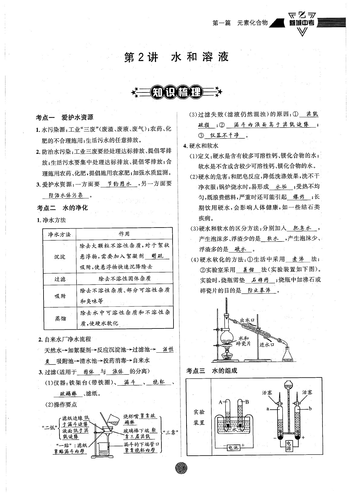 2020年蓉城中考化學(xué) 參考答案第7頁