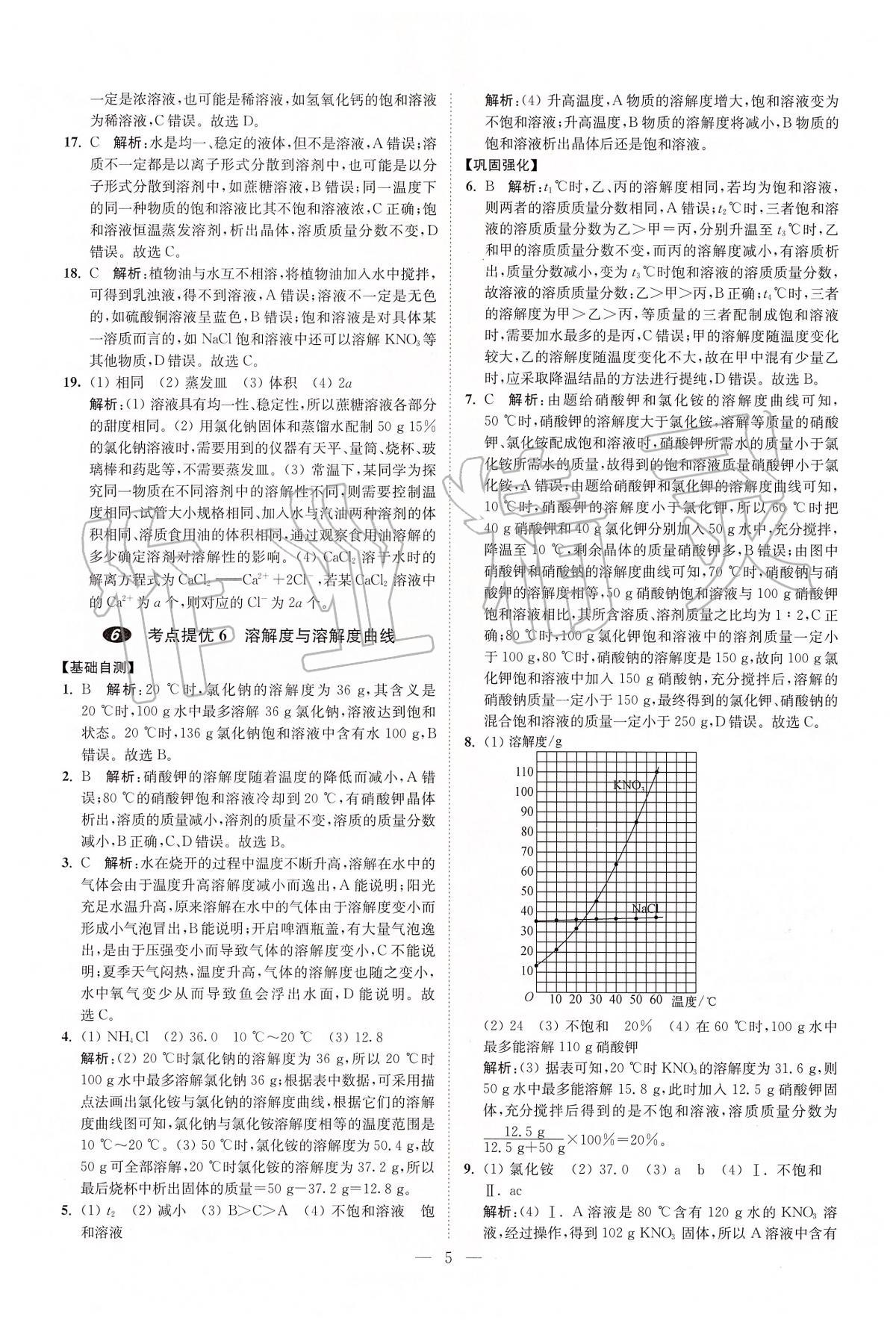 2020年中考化學(xué)小題狂做提優(yōu)版 第5頁