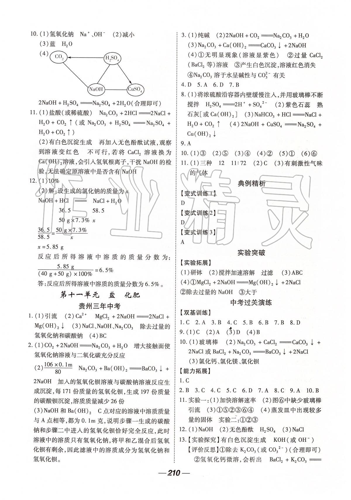2020年貴州中考總復習終極備戰(zhàn)化學 第8頁