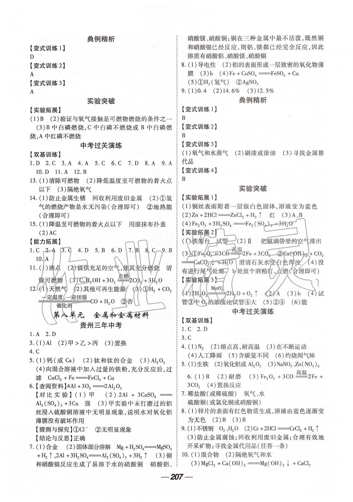 2020年貴州中考總復(fù)習(xí)終極備戰(zhàn)化學(xué) 第5頁