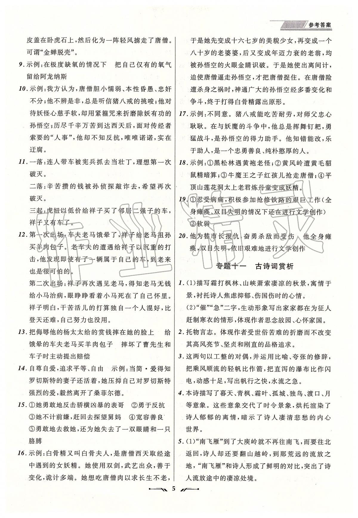 2020年中考全程复习训练语文大连专版 第5页